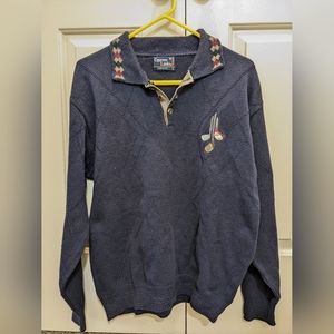 Vintage Cypress Links Golf Sweater - Men's Medium